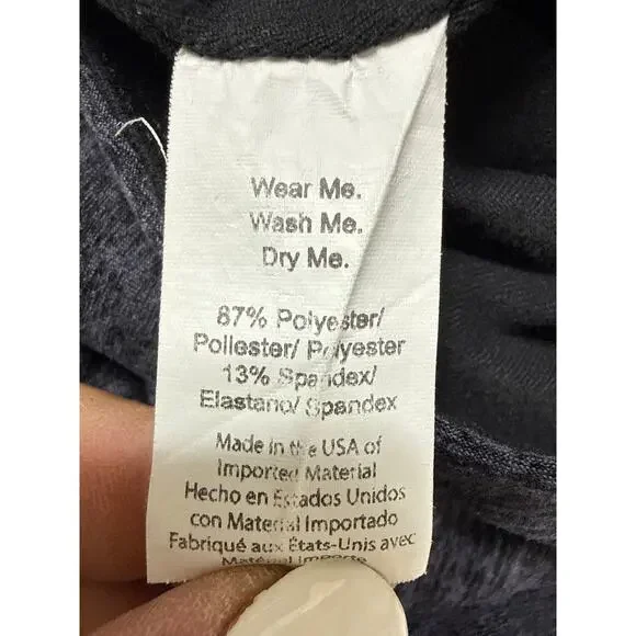 Beyond Yoga Spacedye Leggings Size S Heathered Blue *EUC Logo The Bar Method - Picture 7 of 7